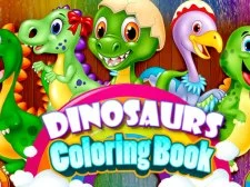 Cartea de colorat dinozauri